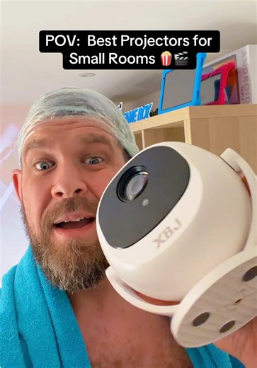 POV: You never leave your bed again 🛌 🍿 Honestly, these are the best budget projectors 2026 has to offer. The quality is illegal for the price. Check the yellow basket for the discount (Grab it before they realise the price is too low!)