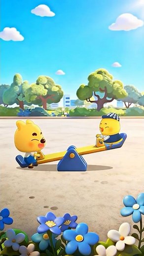 Play Safe on the Seesaw! | Safety Rules for Kids #shorts