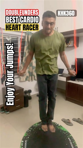 Jump rope double UNDERS - the best cardio workout #shorts