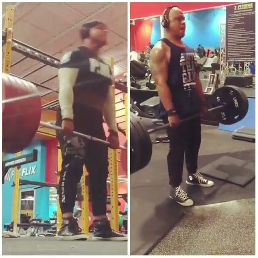 El progreso de levantar 300 libras a 500 libras en un año #motivation