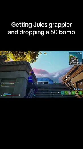 Unlocking Jules' Grappler in Fortnite Gameplay