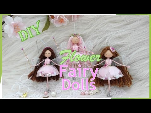 How to Make Mini Flower Fairy Dolls - DIY Fairy Dolls | Huong Harmon