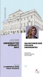 Uniwersytet Otwarty NIFC | Najsłynniejsze polskie emigrantki