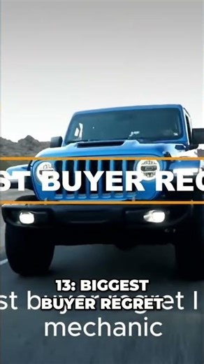 The #1 Jeep Buying Regret: Sahara vs Rubicon#shorts