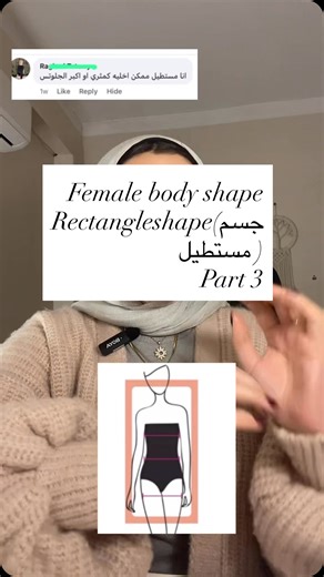 Dina Ellithy | Online Fitness Coach on Instagram‎: "Female body shape Rectangleshape(جسم مستطيل ) Part 3 تعملي اي لو شكل جسمك مستطيل . . . #gym #fitnessmotivation #fitness #healthylifestyle #workout"‎