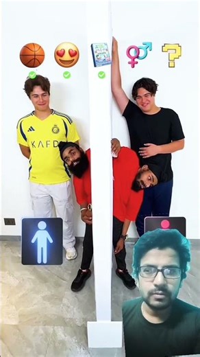 Conjoined Twin Telepathy #challenge #funny #partygames #comedy #daniellacalle