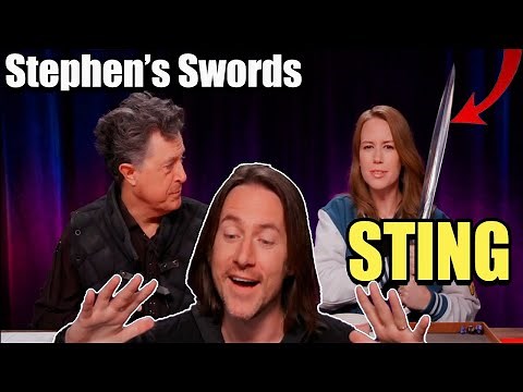 Stephen Colbert Shows Critical His REAL LOTR Sword | Critical Moments