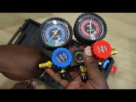 Unboxing video for Orion Motor Tech R1234yf AC Vacuum Pump and Gauge Set