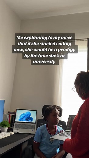 I call it the auntie influence ✨😁 #programming #girlswhocode #coding #codinglife #programmer #fyp #fypシ゚viral
