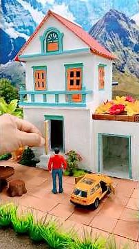 Incredible DIY Miniature Brick House #miniature #diy