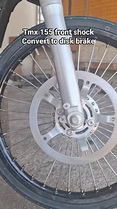 Tmx 155 disc brake conversion | Ralph Sotto