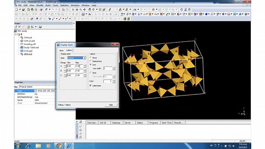 Materials Studio软件操作界面及快速入门
