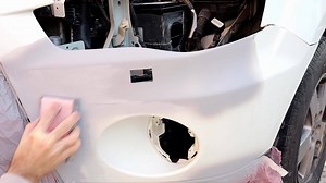 26 reactions · 3 comments | Bumper crack repair Click the link for complete video  https://youtu.be/DidFJOB4OWs #alimech #car #polish #meguaers #diy | Alimech | Facebook
