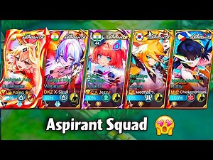 Aspirant Squad‼️😍 Guinevere Vexana Angela Lesley Ruby🔥