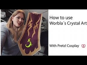 How to use Worbla's Crystal Art - Cosplay tutorial