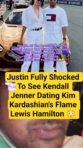 Why Fans Think Justin Reacted to Kendall & Lewis Hamilton’s Interaction 😳 | Viral Moment Explained