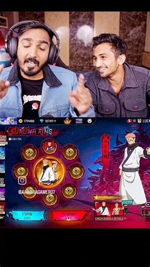 Kya 1 spin me “Rofani Luck se Sukuna Bundle nikal sakta hai ​#reels​#youtubecontent #gaming #viral