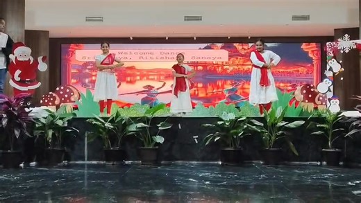 Class Assembly: Grade 5C Topic : Sustainable Christmas Date – 22nd December 2025 Time – 8:30 AM Venue – Basement Auditorium The Class 5C assembly was conducted successfully on 22nd December at 8:30 a.m., in a joyful and disciplined manner, spreading the true spirit of Christmas among all present. The assembly commenced with a melodious devotional song by Vishnu, which created a calm and positive beginning. This was followed by an elegant welcome dance performed by Sri Lasya, Ritisha, and Sanaya,