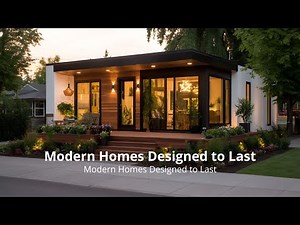 Modern Homes Designed to Last
