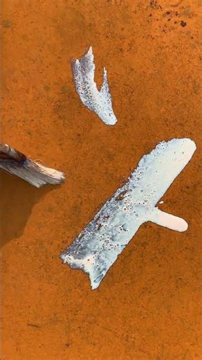 Test the rust converter on-site #金属表面处理 #铁锈转化剂 #免人工打磨除锈 #材料科學 #大熱門