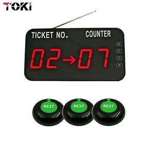 [Hot Item] Hot Sale Press-Button and Displayer Queue Machine Queue Paging System