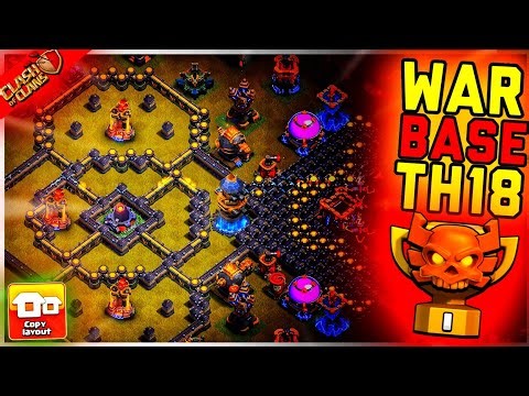 NEW! TOWN HALL 18 WAR BASE With Link 2026! TH18 CWL BASE | TH18 WAR BASE Eps. 1947
