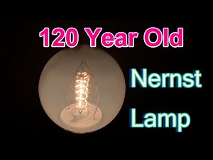 120 Year Old Rare Nernst Lamps