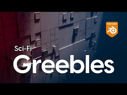 Sci-Fi Greebles with Blender Geometry Nodes