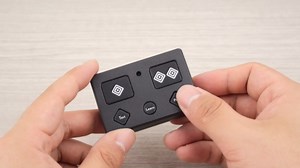 2 Pack Fit for AXP1/AXS1 5-Button Automatic Gate Opener Remote Transmitter，1,000 Feet Controlled Range, Fit for Ghost Controls Fit for Single-Door and Double-Door Automatic Openers