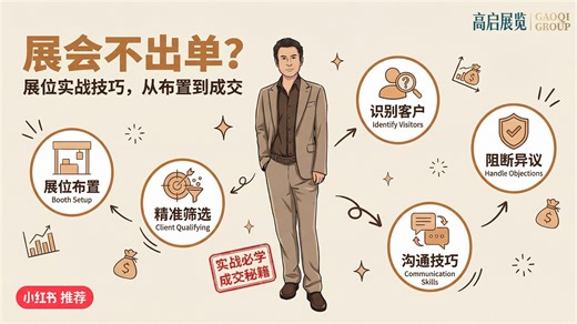 展会不出单？展位实战技巧，从布置到成交
