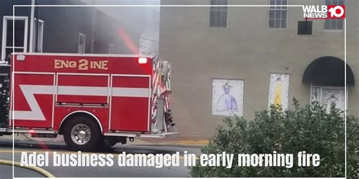 Adel business damaged in early morning fire