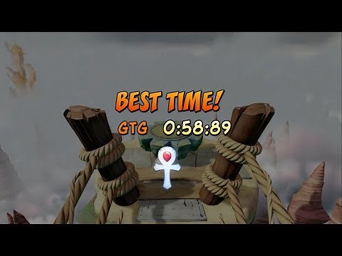 Crash Bandicoot - N. Sane Trilogy - Platinum Time Trial #20: The High Road - 58:89
