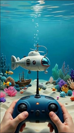 RC Submarine Transforms into Robot | Miniature Underwater Diorama POV #kidsshorts #povrc