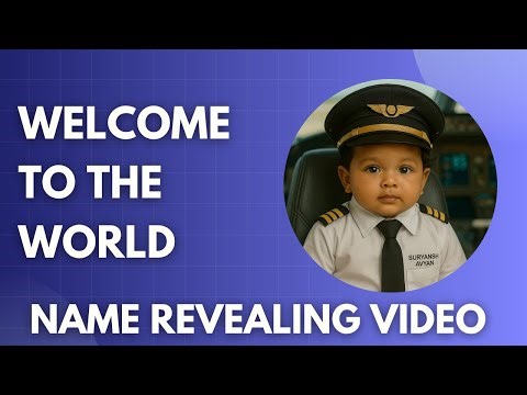 Naming Ceremony || Name Reveal Video || Name Reveal Ideas || Name Ceremony Video