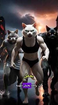القطط البشرية ضد الفضائين😱💪Human cats vs. aliens 😱💪