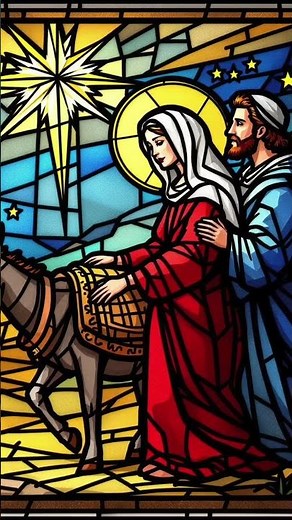 Nativity – Christ’s Birth in Animated Stained Glass | Spiritual Christmas Piano | Ernesto Cortázar