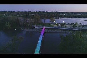New pedestrian bridge named after retiring councilman and his wife