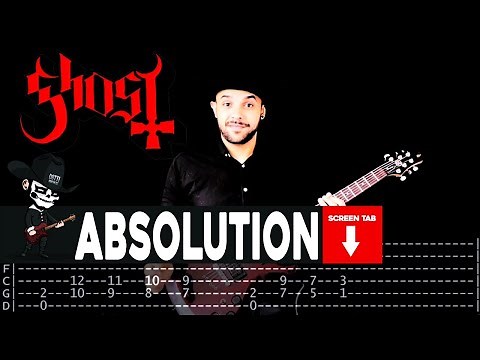 【GHOST】[ Absolution ] cover by Masuka | LESSON | GUITAR TAB