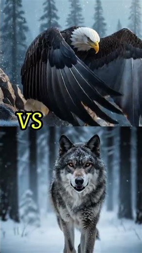 Eagle 🦅 vs Wolf 🐺 – Who Wins?