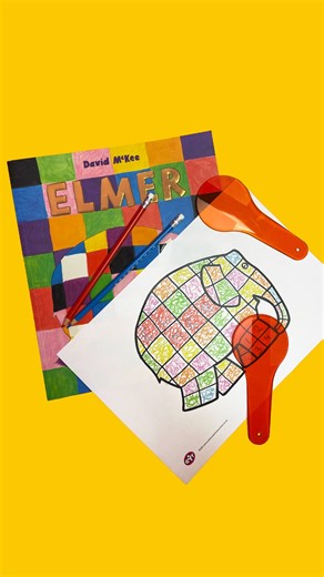 Early Years Resources on Instagram: "Elmer the Elephant Letter Hunt 🌈 Follow the instructions on our downloadable resource to create your own patchwork elephant this National Storytelling Week or upcoming World Book Day! 📚 Use a blue pencil to write your letters, then cover them with red scribbles. Hold the transparent colour paddle over Elmer to find the hidden letters! 💡Practice letter recognition 💡Spark creativity 💡Develop a lifelong love of reading Our wide range of downloads help you s