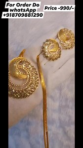 80K views · 806 reactions | Gold Plated Jewellery/Ad/Premium quality jewellery For Order Do whatsApp with screen shots of products +9187098 81290 For group link https://chat.whatsapp.com/FzX8TM7llJs99Rn80mRYl9 #everyone #goldplatedjewellery #goldplated #pendant #jewelrydesigner #jewelry #jewelrydesign #earringshop | Designer Product | Facebook