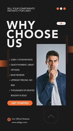 Selling your computer components has never been easier or faster! Just tell us what you're selling, pack it, ship it, and get paid upon arrival - Fast!  | SellGPU.com | Facebook