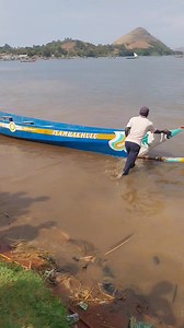 This is the ill-fated racing boat that capsized and from which a racing team member from Sisenye village drowned. | Charles OBare