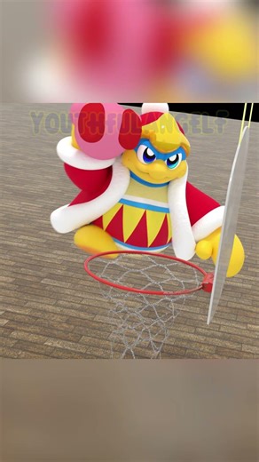 Kirby Basketball Dunk Meme (3D Animation) #kirby #memes #shorts