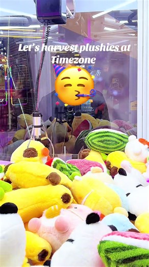 Enjoyed at Timezone claw machine. 4 plushies for todayyy!!! #timezone #clawmachine