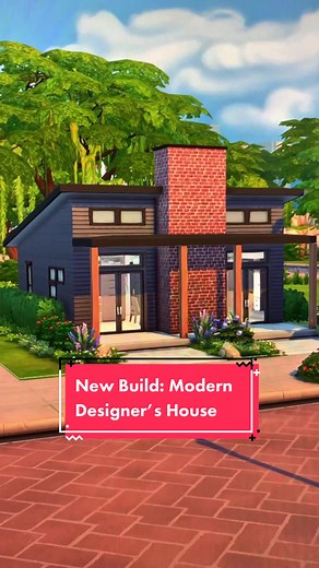 Modern Designer Home Build in The Sims 4