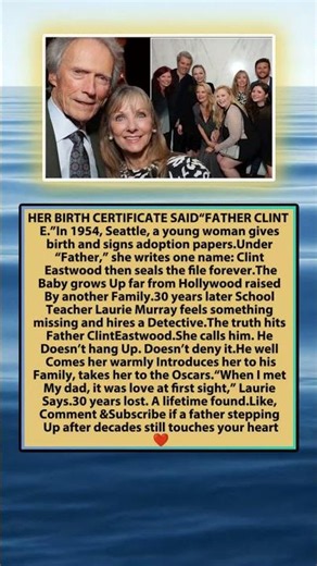 The Truth About Clint Eastwood's Actual Daughter Comes Out At Last