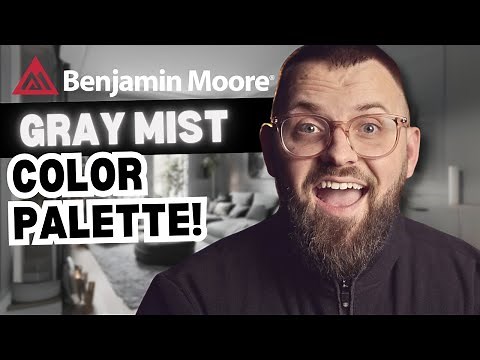 Gray Mist Color Palette: The PERFECT Greige Paint Color for EVERY Room (BM OC-30)