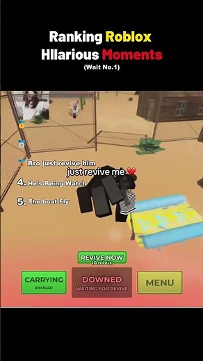 Ranking the FUNNIEST Roblox Moments Ever 😭 #roblox
