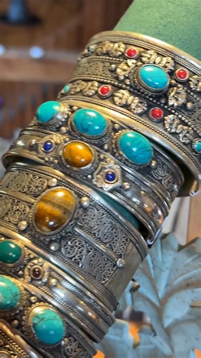 It’s giving main character energy 🔥 #StatementCuffs #cuffbracelets #fyp #jewelry #bracelets #shopsmallbusiness | Kinda My Vibe